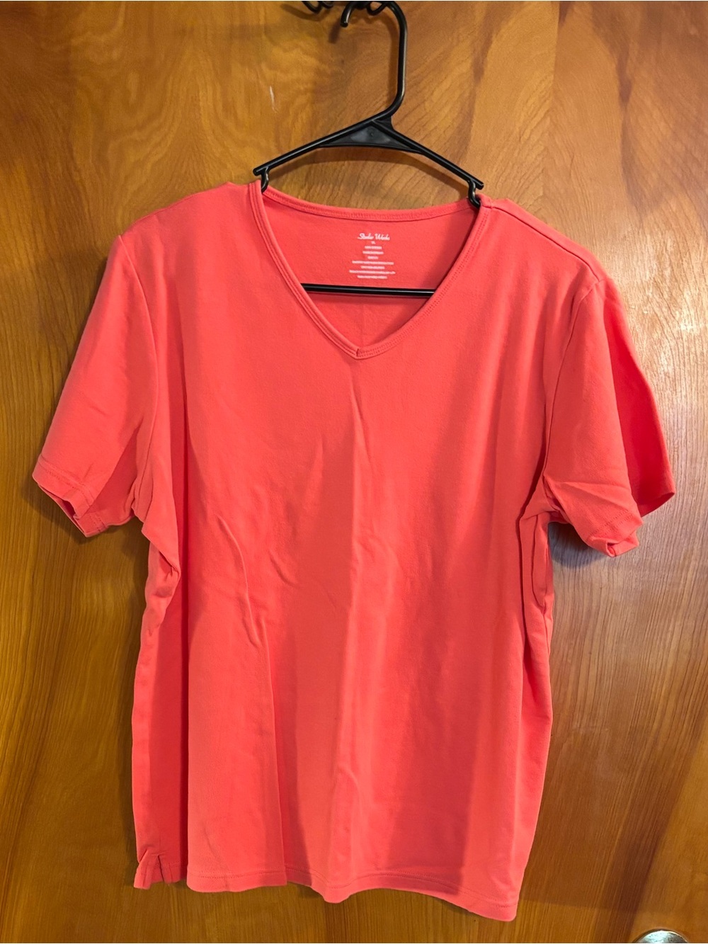 Studio Works Coral V-Neck Short Sleeve Tee
